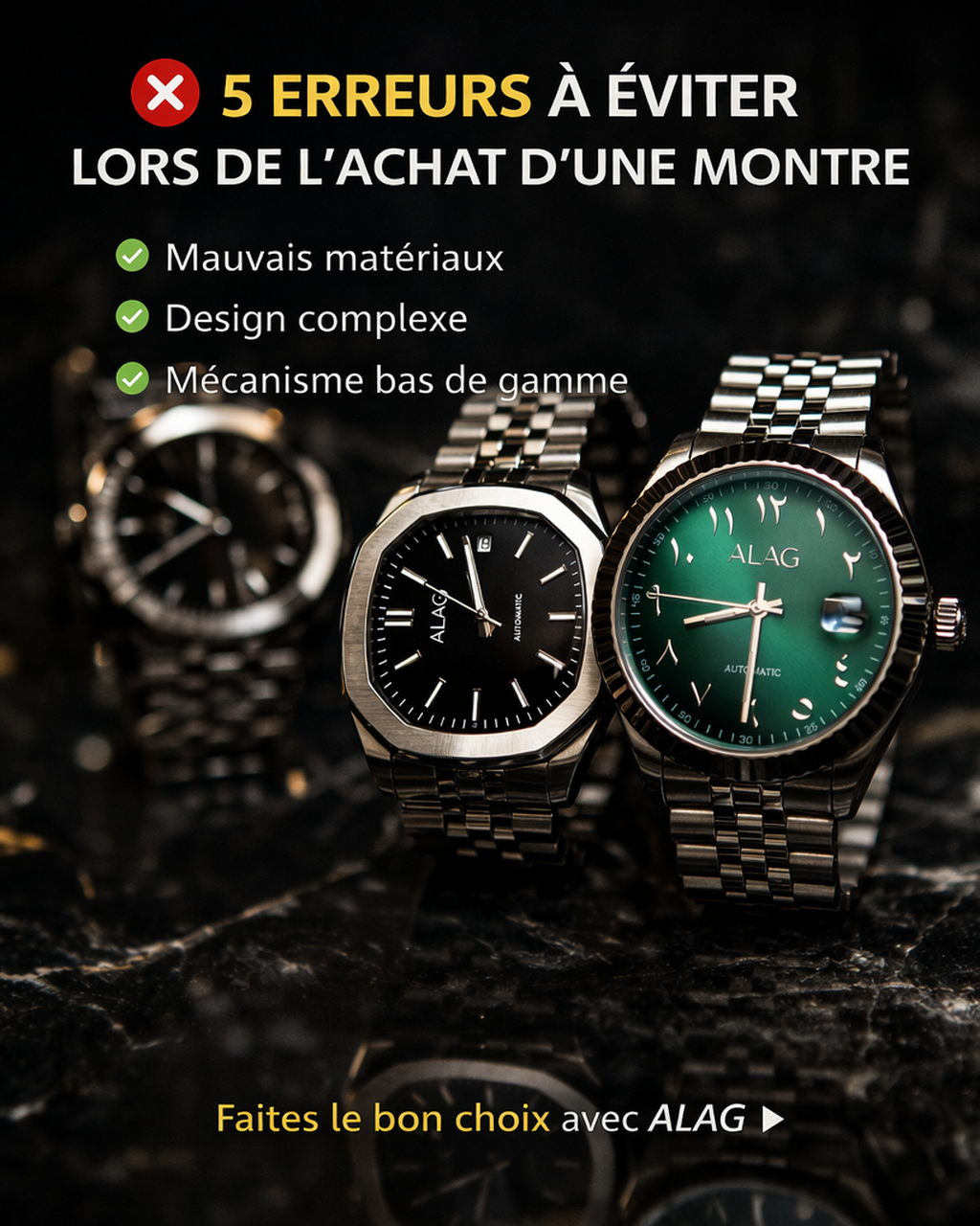 5 erreurs à éviter lors de l’achat d’une montre