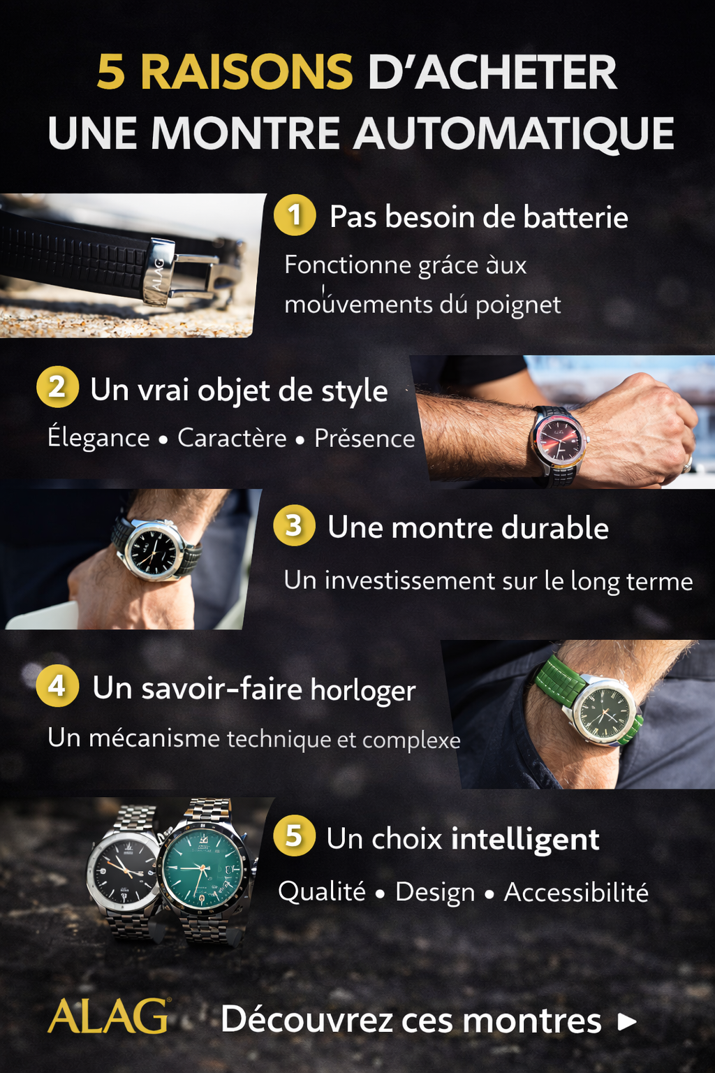 5 raisons d’acheter une montre automatique