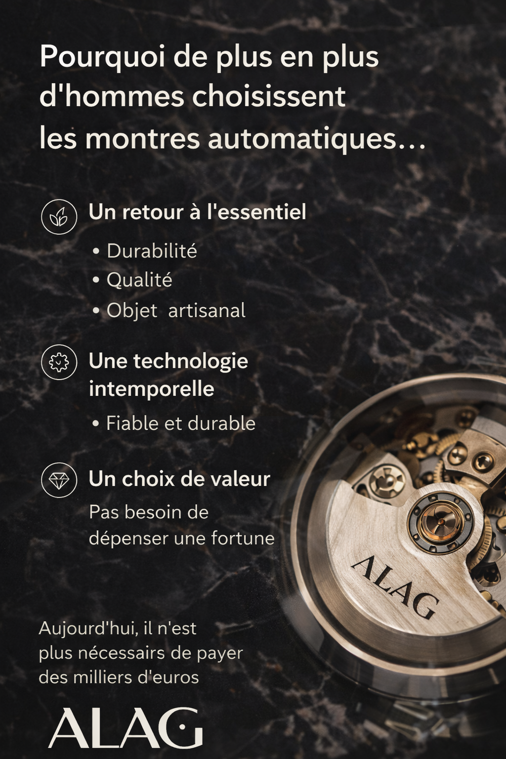 Pourquoi de plus en plus d’hommes choisissent les montres automatiques